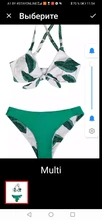 Swimsuit Bikini-Sets Reversible-Bottom SEASELFIE Two-Pieces Green Leaf-Print Sexy Beach