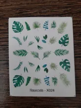 Nail-Sticker Decals-Decoration 1-Sheet Leaves-Slider Spring Flower DIY 3D
