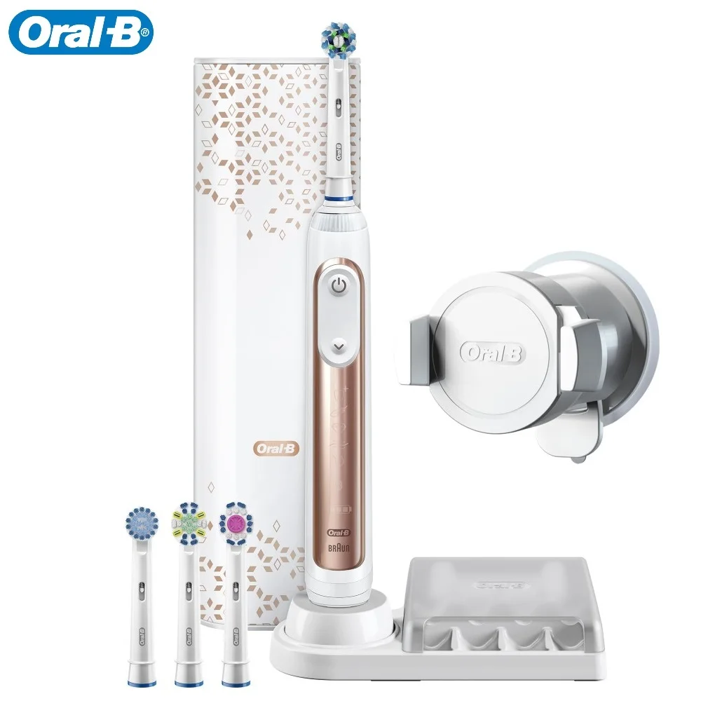 Electric Brush Braun Oral B Genius 9000 Rose Gold D701 545 6x Rose Gold Electric Toothbrushes Aliexpress