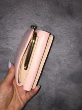 Mujeres de la cartera de 2021 corta dama billeteras de mujer, Color Rojo Negro Mini dinero monederos pequeño pliegue de la PU de cuero moneda monedero tarjeta titular