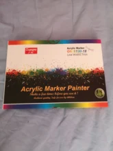 Gn-Rotuladores acrílicos de pintura acrílica, bolígrafos ideales para rotular tazas de porcelana, vidrio, roca, cerámica, lienzos de tela, o madera, 12 o 18 colores, de 0,7mm