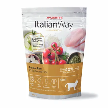 

Italian way cat food with chicken and rice 0.4 kg 2 PCs