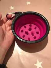 Tazón de comida lenta para perros, cuencos plegables de silicona para mascotas, tazón portátil de viaje para perros, plato de desarrollo interesante, 1000ML