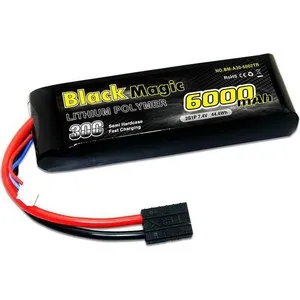 Аккумулятор Black Magic Li-Po 7.4В 2S 30C 6000мАч | - Цена: 