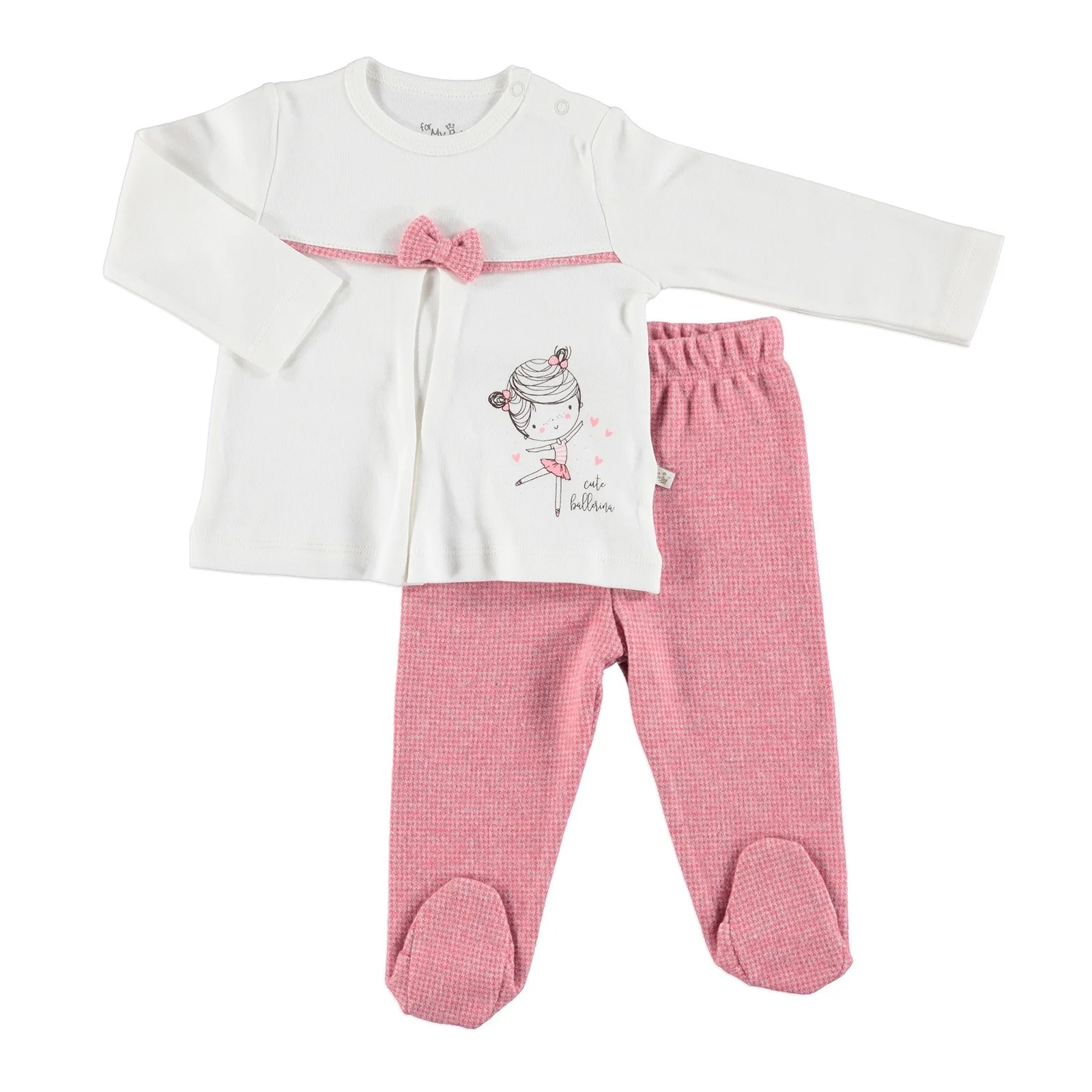 

ebebek For My Baby Bella Sweatshirt Footed Pants 2 pcs