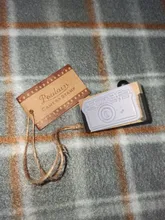 Sellos para álbum de recortes de madera con forma de cámara Retro para niños, 1 unids/lote, decoración, regalos