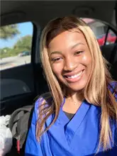 Peluca de cabello humano brasileño con malla Frontal para mujer, postizo de encaje Frontal con degradado 13x4, predesplumada con encaje Frontal, pelo de bebé