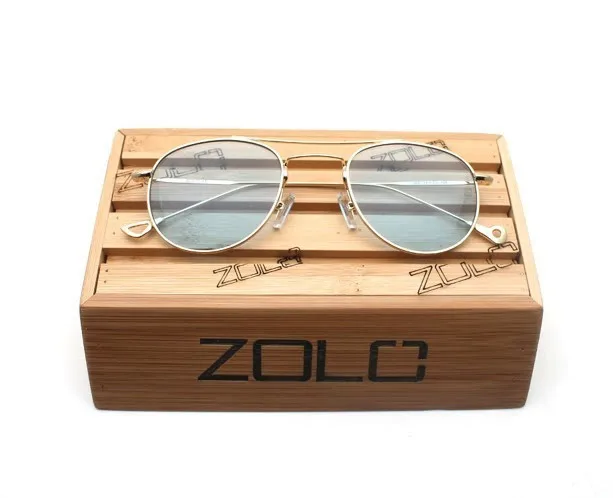 Zolo eyewear 309 ретро Авиатор Пилот зеленые солнцезащитные очки