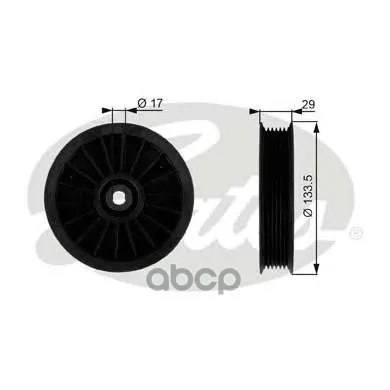 T38034_ролик Натяжной Приводного Ремня! Chrysler Caravan/Voyager 3.3-3.8i 89-07 Gates T38034 Gates арт. T38034