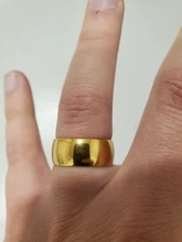 Letdiffy-anillo de boda de acero inoxidable para hombre y mujer, sortija lisa de oro, 2/4/6/8mm, joyería