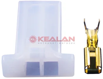 

Rexan connector Universal 2 Pin + Terminal 2 pcs, socket