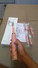 Children Electric Toothbrush Replacement-Brush Smart-Timer Sonic-Cleaning Usb-Charger