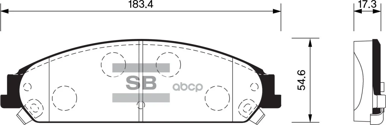 Колодки Тормозные Chrysler 300c 04- Передние Спорт Sangsin Brake Sp1509 Sangsin brake арт. SP1509