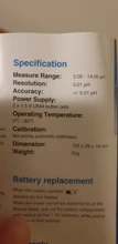 Bolígrafo LCD digital medidor del pH cuya precisión es 0,1, calibrador automático para agua, vino, orina, piscina y acuario