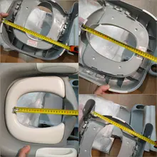 Asiento para orinal plegable para bebés, silla con respaldo de entrenamiento, con escalera para dar pasos, taburete para niños y niñas, inodoro seguro