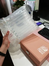 Joyero de terciopelo de doble capa, caja de almacenamiento de joyería europea de cuero de alta capacidad, soporte de joyería de gran espacio, caja de regalo