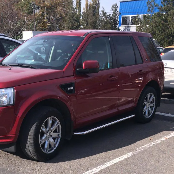 Пороги для Land Rover freelander 2 подножки из нержавеющей стали со штатными креплениями