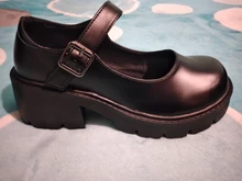 Lolita zapatos de mujer de estilo japonés Vintage suave hermana niñas tacones altos plataforma impermeable estudiante zapatos Cosplay