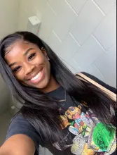 Hueso recto frente de encaje pelucas de cabello humano 180% de densidad Pre arrancó 13x4 brasileño recto peluca con malla frontal 4X4 Cierre de encaje peluca