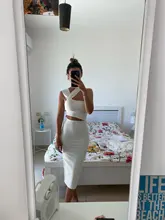 Bandage Dress Celebrity Evening-Prom Midi Elegant Womens Summer Club