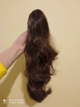 Extensiones de Cabello para mujer, coletas con ondas, 14 pulgadas, pelo sintético Rubio, extensión Natural
