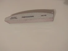 5 unids/lote de archivo 100/180 tope de lijado de manicura pedicura pulido polaco PP o de madera profesional archivos herramienta Grey barco