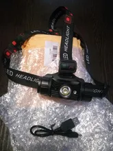 Headlamp Head-Torch Hunting-Flashlight Boruit Motion-Sensor Induction Rechargeable 1000LM