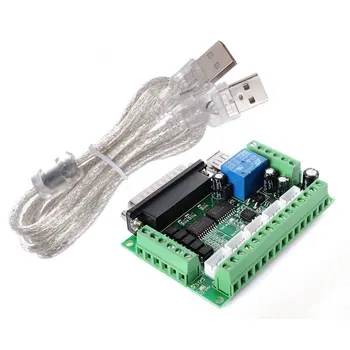 

5 Axis CNC Breakout Board Adapter for Stepper Motor Driver Mach3 + USB Cable