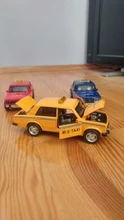 1/32-Diecast Taxi-Model Alloy-Toys Metal Car Russian-Lada Children with Gift-Box/openable