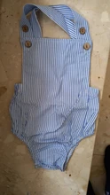 Ropa de verano para bebé de 0 a 3 años, Body de algodón para recién nacido, mono informal liso a rayas, trajes para el sol, 2019