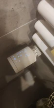 Tuya Smart ZigBee-válvula termostática programable para radiador, controlador de temperatura compatible con Alexa