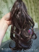 Extensiones de Cabello para mujer, coletas con ondas, 14 pulgadas, pelo sintético Rubio, extensión Natural