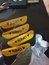 5 unids/set coche reflectancia Reflector adhesivo Auto accesorios Exterior cinta reflectante adhesiva Reflector de reflejo de advertencia