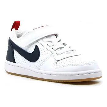 

Sports Shoes for Kids Nike COURT BOROUGH LOW White Blue