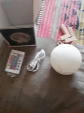 Night-Light Moon-Lamp Gift Photo-Customized 3d-Printing Rechargeable Personality 