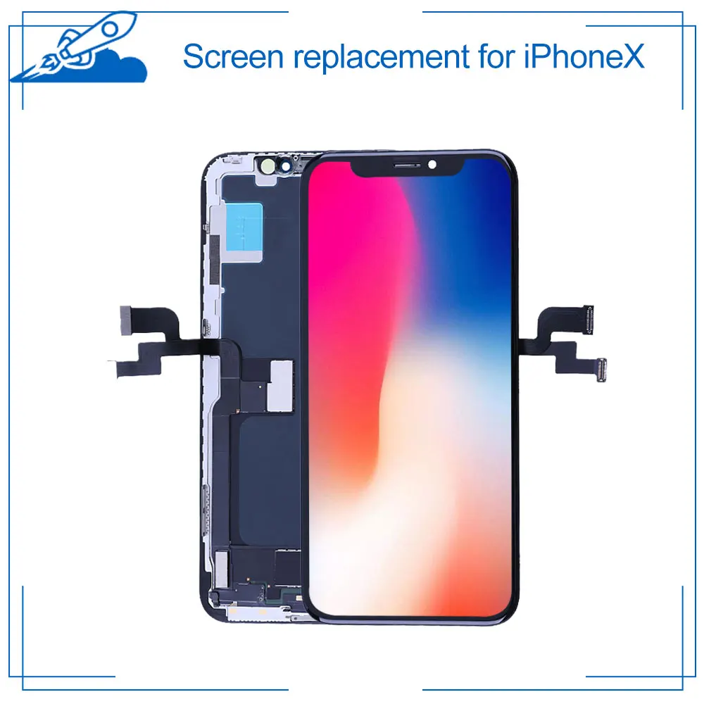 Сменный сенсорный ЖК экран для iPhone X с 3D цифровым преобразователем|Экраны