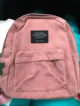 Mini mochila de pana para mujer, bolso de lona ecológico Simple, bolsas de viaje pequeñas e informales, mochila para chicas adolescentes