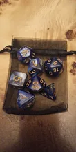 Dice-Set Pouch Numbers Table-Games Polyhedral Gold D10 D8 D20 D6 Double-Colors D4 Dnd Rpg