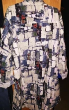 Camisa larga Vintage de lino y algodón para mujer, blusa informal de manga larga con cuello levantado