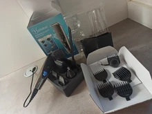 Hair-Clipper Razor Beard Trimer Professional Electric HATTEKER Rechargeable for Men 5-In-1