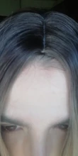 GEMMA-pelucas de cabello largo ondulado para mujeres negras, pelo sintético de parte media, para fiesta diaria, Cosplay, resistente al calor