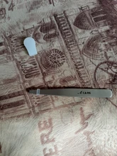 Pinzas de acero inoxidable para depilación de cejas, Punta Negra inclinada rosa, herramienta de maquillaje de belleza plateada inofensivo