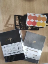 BUKE-cuaderno de bocetos con cuadrícula de puntos, cuaderno de bocetos de cuero PU, papel grueso de 160gsm, bolsillo interior, cierre elástico, soporte para bolígrafo