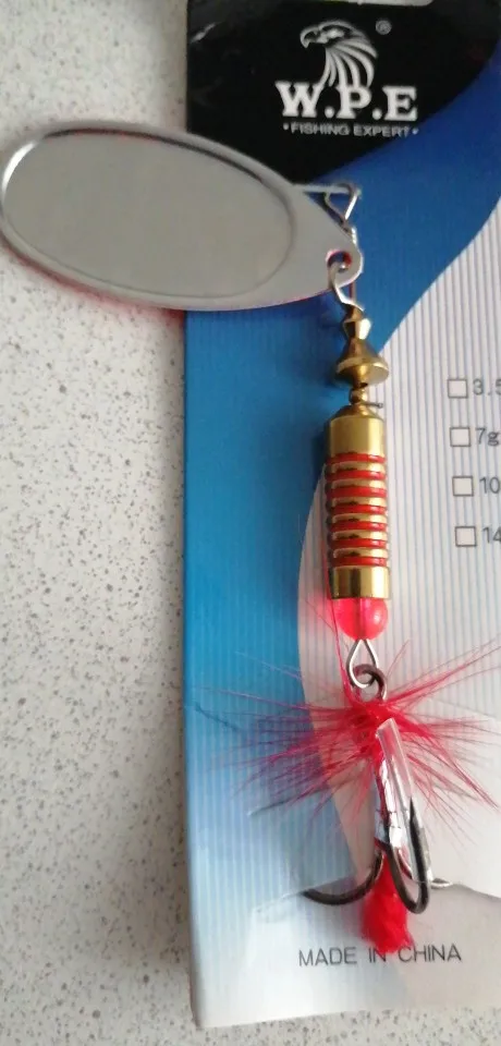 Блесна для спиннинга, 1 шт., 6,5 г, 10 г, 13,5 г, 22 цвета, с тройным ...