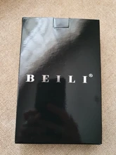 Conjunto de negras brochas maquillaje BEILI, brochas profesionales de pelo Natural de cabra, brochas para base de maquillaje en polvo, brochas para mezclar ojos y maquillaje