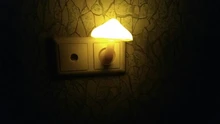 Lights-Lamp Wall-Socket Mushroom Us-Plug Led-Night-Light Home-Decoration for EU