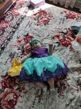 Vestido de bautismo blanco para niñas, ropa de cumpleaños de princesa para recién nacidos, vestido de baile de bautizo de flores para niñas pequeñas, vestidos infantiles para niñas de 12 a 24 meses