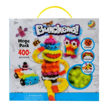 

Designer Velcro Bunchems, banchems, children's designer, set for creativity, viscous fluffy ball