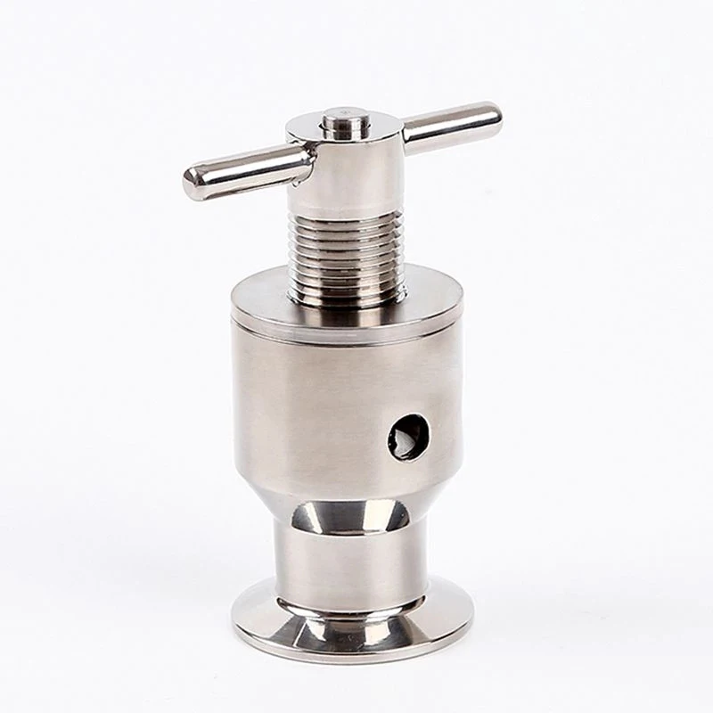 

Pipe OD 38mm Ferrule OD 50.5mm SUS304 Tri Clamp Sanitary Adjustable Pressure Relief Safety Valve 0-3.5 Bar Exhaust Vent Valve
