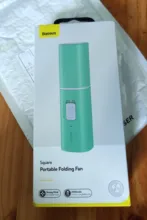 USB Cooler Fan Cooling-Fan Folding Emergency-Power-Bank Baseus Rechargeable Mini 2000mah